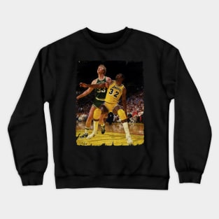 Larry Bird vs Magic Johnson Crewneck Sweatshirt